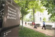  ?? File photo ?? The Internal Revenue Service Building in Washington.