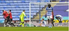  ??  ?? QPR celebrate after taking the lead