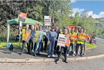 Workers go on strike at food services firm - PressReader