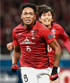  ??  ?? The saviour: Urawa Red Diamonds forward Rafael Silva celebratin­g after scoring against Al Hilal. — AFP