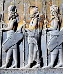  ??  ?? Set in stone: Persian guards at Persepolis (6th-5th century BC)