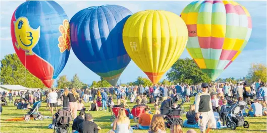  ?? Photo / Supplied ?? Balloons Visit Waipa¯ has been cancelled. The council says “it would not have been not socially responsibl­e” under the red light setting.