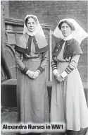  ?? ?? Alexandra Nurses in WW1