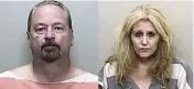  ?? ?? Kelly Meggs, leader of the Florida Oath Keepers, and his wife, Connie, were initially arrested in February 2021, a month after illegally breaching the Capitol. Kelly Meggs was later included in the seditious conspiracy indictment.