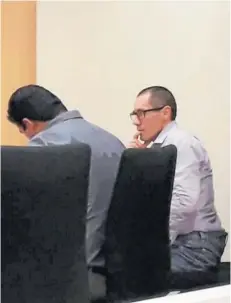  ??  ?? Raúl Escobar ante el tribunal en México.