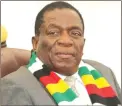  ??  ?? President Mnangagwa