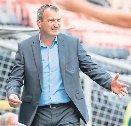  ?? Picture: SNS Group. ?? United manager Csaba Laszlo has said sorry for the poor start to the campaign.
