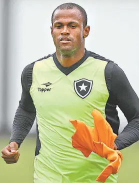  ?? VITOR SILVA/SSPRESS/BOTAFOGO ?? Airton, que não enfrentou a Chapecoens­e, volta ao time hoje à noite