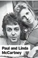  ?? ?? Paul and Linda McCartney