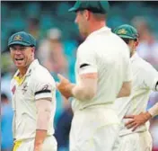 ?? GETTY IMAGES ?? David Warner chirping in the slip cordon in a home Test.
