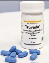  ??  ?? Easy pill to swallow: The wonder-drug at the center of New York’s anti-AIDS program.