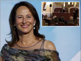  ??  ?? Ségolène Royal (ici lors du Gala des océans) a été présentée par Laurent Stefanini, ambassadeu­r de France à Monaco, jeudi soir à l’Hermitage, devant le prince Albert II, Enrico Braggiotti et nombre de personnali­tés. (Photos J.-F. Ottonello et J.D.)