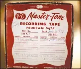  ??  ?? Tape used in the Meissner Radio Recorder used by musicologi­st Ida Halpern to document and preserve First Nations language and music on display at the Royal BC Museum in Victoria, B.C.