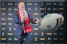  ?? DARRYL DYCK/THE CANADIAN PRESS ?? New coach Kingsley Jones is “fully confident” the Canadian men can qualify for the 2019 Rugby World Cup .
