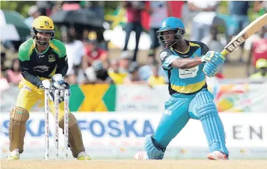  ?? FILE ?? Action from a 2016 Caribbean Premier League match between the Jamaica Tallawahs and St Lucia Zouks at Central Broward Stadium in Lauderhill, Florida.