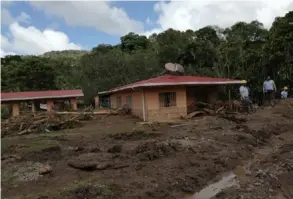  ?? COrTESÍA DE CnE ?? Uno de los cantones más afectados es Coto Brus, donde AyA aún trabaja para reparar el sistema de agua potable.