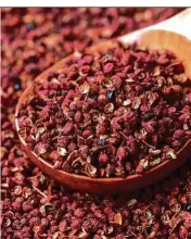  ??  ?? ABOVE Sanshool- fuelled Sichuan pepper is often used in dishes such as kung pao chicken