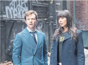  ?? DAVID GIESBRECHT/ABC ?? Jack Cutmore-Scott and Ilfenesh Hadera star in Deception, which debuts Sunday on CTV.