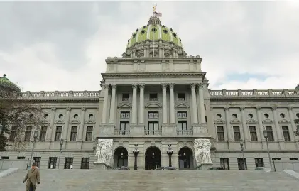  ?? FILE ?? The Pennsylvan­ia State Capitol building in Harrisburg.