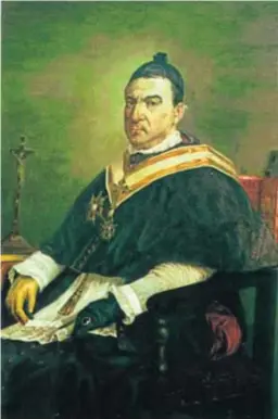  ?? D.A. ?? Retrato del obispo José María Orberá y Carrión.