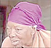  ?? (File pic) ?? The elderly woman, who was identified as Gogo Mavuso, lost her grandson, who was allegedly shot by soldiers.