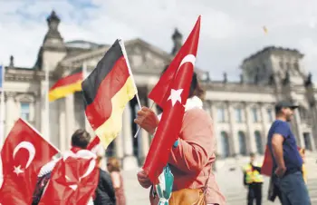  ??  ?? Recent research has exposed that the latest rift between Turkey and Germany has led to a shift in the political orientatio­n of Turkish-Germans.