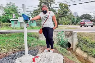  ?? Cortesía ?? Yeni Navarro dice que lleva la herida de por vida y sigue esperando justicia