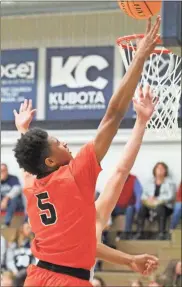  ?? Scott Herpst, file photo ?? Lafayette’s Decameron Porter had a career-high 28 points to go with 17 rebounds in the Ramblers’ 66-51 victory over Chattooga on Saturday. Lafayette moved to 8-0 with the win.