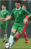  ??  ?? Schools internatio­nal James Carroll returned to action with Drogheda United Under-19s.