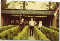  ??  ?? three generation­s at the local archery club in 1981; Johan, Jan, and Johan van drunen