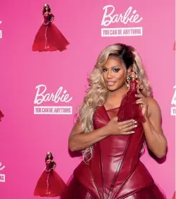  ?? AP ?? Laverne Cox attends her A Very Barbie Birthday celebratio­n at Magic Hour at The Moxy Hotel Rooftop in New York yesterday.