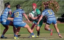  ?? WARWICK SMITH/STUFF ?? Young winger Kayin Katene scored one of the Mustangs’ first-half tries against Northland.