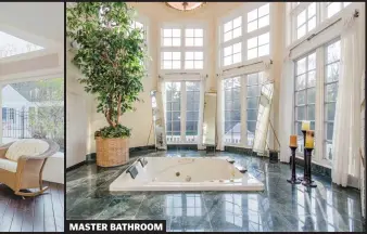  ??  ?? MASTER BATHROOM