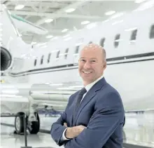  ??  ?? Above: Bombardier president and CEO Alain Bellemare. The company’s shares rose more than four per cent on Tuesday, following a report that the company is in talks with Siemens AG to merge their train businesses.
