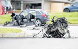  ?? TANNER LAWS/TULSA WORLD 2021 ?? Nearly 43,000 people died on U.S. roads in 2021, a federal agency reports. The total was the highest in 16 years, and a 10.5% increase over 2020.