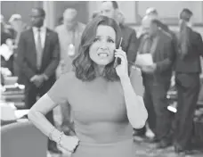  ?? JUSTIN M. LUBIN ?? Selina Meyer (Julia Louis-Dreyfus) was in the Oval Office on Veep before a female president was even a gleam in a pollster’s eye.