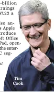  ??  ?? Tim Cook