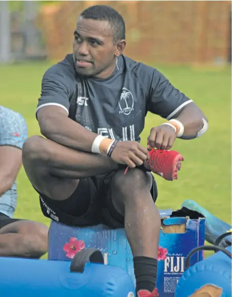  ??  ?? Fiji Airways Fijian 7s playmaker Waisea Nacuqu.