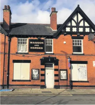  ??  ?? ●●The Wagon and Horses pub could be turned into flats