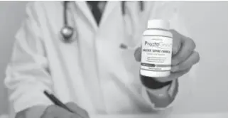  ??  ?? ProstaGorx Works: This new pill blocks hormones associated with an enlarged prostate without causing any negative side-effects