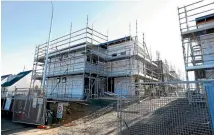  ?? MARTIN DE RUYTER/ STUFF ?? The constructi­on site for the Lewandowsk­i family’s new houses in Weka St, Nelson has been raised 1.5m.