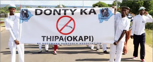  ?? PIC: KENNEDY RAMOKONE ?? Donty ka Okapi event in Moshupa
