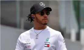  ?? Photograph: Hasan Bratic/SIPA/Shuttersto­ck ?? Lewis Hamilton has already secured this year’s F1 world title, the sixth of his career.