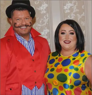  ?? Photo: Aidan Dullaghan/Newspics ?? Mark Mathews and Sharon Maguire at the ‘Strictly Come Dancing’ night in The Carrickdal­e Hotel in aid of Dundalk Dog Rescue.