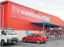  ?? Photo / John Stone ?? The Warehouse workers have been given 10 days to respond to the retailer’s proposed job cuts.