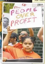  ??  ?? Protesters have unleashed their anger on Gov. Cuomo and other state leaders for lack of action on distributi­ng aid to tenants and landlords.