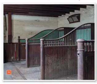  ??  ?? 9
Fig 9 –General view of the Tor House stable block before developmen­t showing the near-complete survival of the original fixtures and fittings