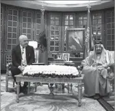  ??  ?? Kryeminist­ri Rama me Mbretin Salman bin Abdulaziz Al Saud