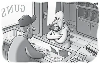  ??  ?? CLAY BENNETT/CHATTANOOG­A TIMES FREE PRESS