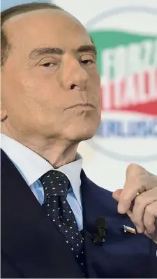 ??  ?? Silvio Berlusconi, 81 anni, ex premier, è il leader di Forza Italia